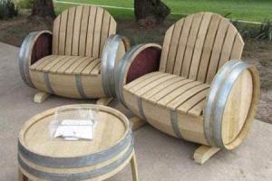DIY Barrel Chairs