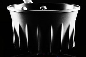 Flare Pan with FinX Cooks Your Food Faster