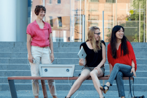 Solar + Smart Park Bench Charges Gadgets