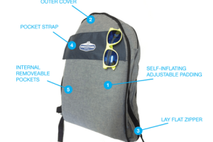 Windcatcher Air Pakk: Backpack + Travel Pillow + Workstation