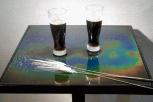 Aurora Thermally Activated Color Changing Table