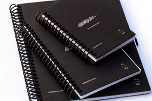 Letterforms: Reusable Dry Erase Notebooks