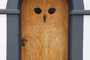 Owl Door Looks Gorgeous