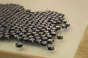 Thousand-Robot Swarm Can Self-Assemble Into Shapes