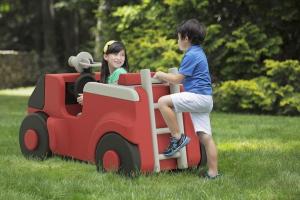Spout: Battery Powered Electric Fire Truck For Kids