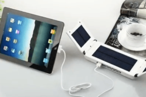 Super Solar Charger: Foldout Solar Panels + Battery