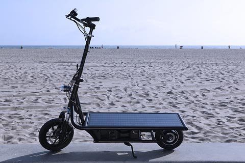 Solar Electric Powered Scooters