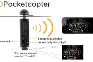 3D Pocketcopter Flying Camera
