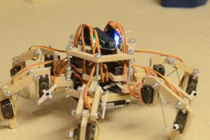 Stubby the Hexapod v3 Robot Rotates, Moves, & More