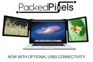 Packed Pixels Extra Monitor For Your Laptop + USB 3.0
