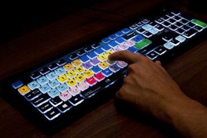 EditorsKey Backlit Shortcut Editing Keyboard