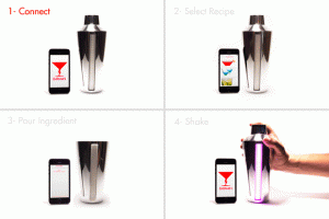 B4RM4N Smart Shaker + App Helps You Mix Drinks