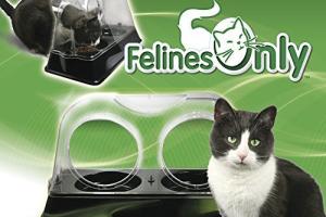 Purrrfect Cat Dish Keeps Dogs Out