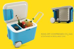 CO2ler: Cooler Uses Compressed CO2 Gas