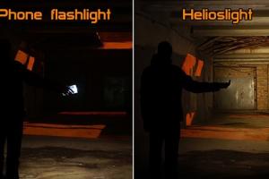 Helioslight: 1100 Lumen Keychain Titanium Flashlight