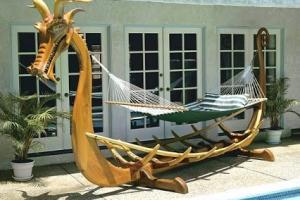 Viking Longboat Hammock Stand