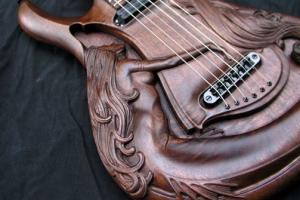 Syrena: Hand Carved Mermaid Guitar