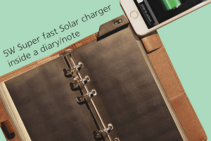 Solar Page Charger Fits In Your Binder