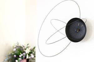 Orbits Clock with Rotating Hands
