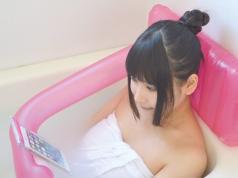 Bath Air Pillow Smartphone Holder w/ Waterproof Case