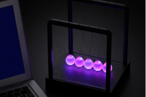 Kinetic Light Newton’s Cradle