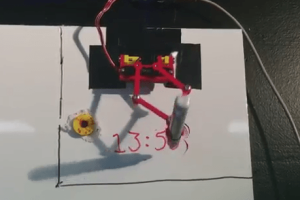 Whiteboard Clock Keeps You Mesmerized At Work