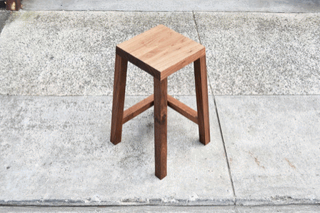 legless bar stool