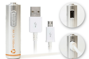 LIGHTORS Micro-USB Rechargeable Batteries
