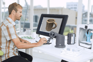 Touch 3D Stylus: Design with a Sense of Touch