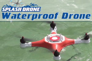 Splash Drone: Waterproof Drone Floats on Water