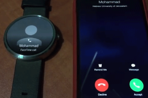 Answering iPhone Calls Using Android Wear