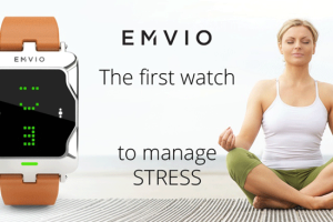 Emvio Smartwatch: Measures Stress + HR + Activity