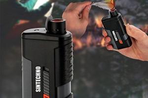 SINTECHNO Windproof Lighter + Phone Charger + Flashlight