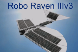 Robo Raven IIIv3 w/ Solar Cells Integrated Into Its Wings