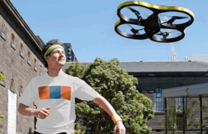 Joggobot: Jogging with a Quadcopter
