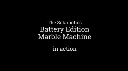 solar marble machine