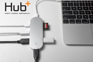 Hub+ USB-C Hub for MacBook + Phone Charger