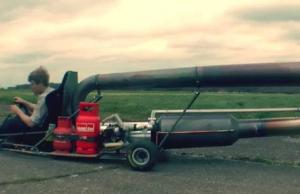 Jet-kart: Crazy Kart Can Go As Fast As 60 mph