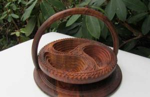 Handmade Collapsible Wooden Basket