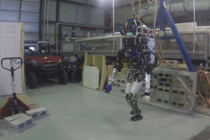 Atlas Robot Push Recovery Test