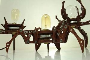 iBiomech Steampunk Lamp