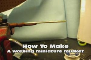 Working Miniature Musket [DIY]