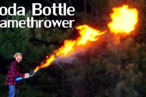 DIY: Make a Soda Bottle Flamethrower