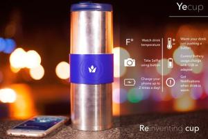 Yecup: Smart Cup + App + Selfie Button + Battery
