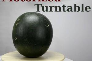 DIY: $12 Motorized Display Turntable