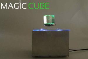 Magic Cube: Magnetic Levitation Platform w/ Rotating Prism Cubes