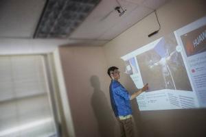 Ubi Touch: Turns Any Surface Into a Touchscreen