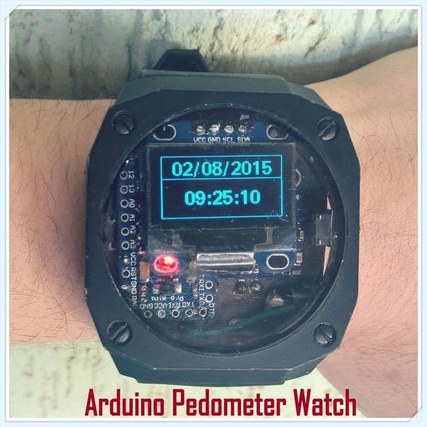 arduino-pedometer-watch