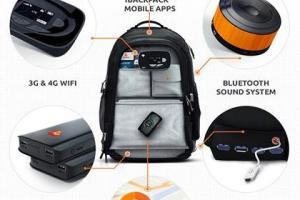 iBackPack: Smart Backpack w/ USB, GPS, WiFi, App