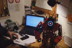 Humanoid Robot Controlled By a LEGO Exoskeleton